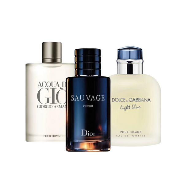 COMPRA 1 OBTÉN 3 - Giorgio Armani Acqua di Giò | Dior Sauvage | Dolce & Gabbana Light Blue 100ml ®